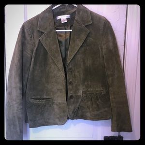 Vintage Green leather jacket